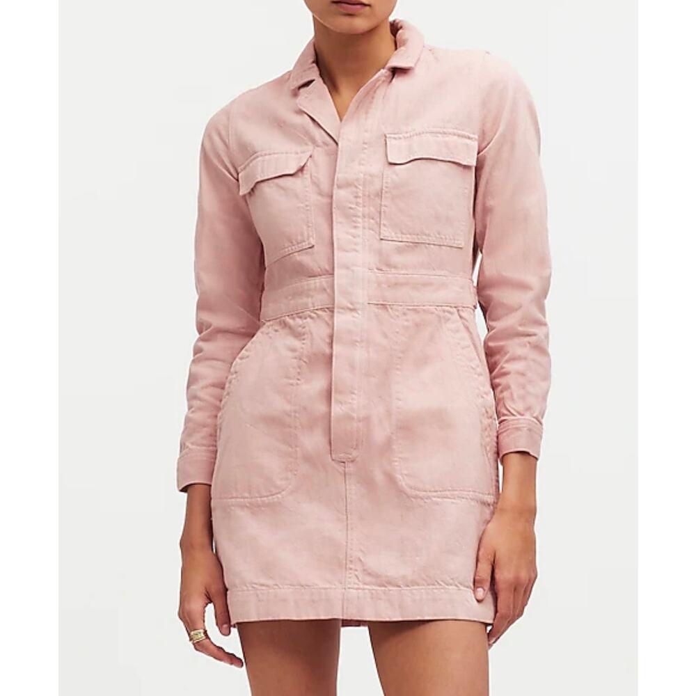 Madewell X MN Dye Studio Denim Mini Dress